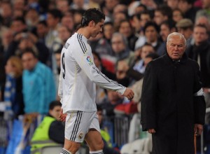 Ronaldo red carded