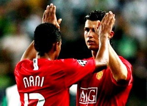 Nani and Ronaldo Nani and Ronaldo