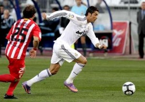 Cristiano Ronaldo runs