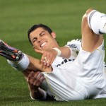 Real Madrid's Ronaldo grimaces during their Spanish first division soccer match in Almeria Real Madrid's Ronaldo grimaces during their Spanish first division soccer match in Almeria