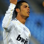 Real Madrid's Portuguese forward Cristia Real Madrid's Portuguese forward Cristia