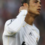 Real Madrid's Ronaldo celebratres after scoring a goal during their Spanish first division soccer match in Almeria Real Madrid's Ronaldo celebratres after scoring a goal during their Spanish first division soccer match in Almeria