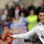 Real Madrid's Portuguese forward Cristia Real Madrid's Portuguese forward Cristia