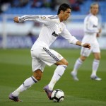 Real Madrid's Portuguese forward Cristia Real Madrid's Portuguese forward Cristia