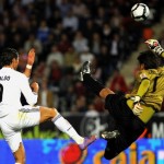 Real Madrid's Portuguese forward Cristia Real Madrid's Portuguese forward Cristia