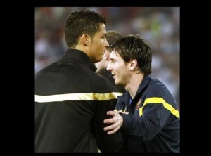 Ronaldo and Messi