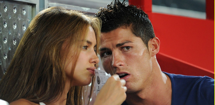New Video : Cristiano Ronaldo and Irina on a Basketball Match (22 August 2010)