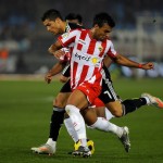 Almeria's Brazilian defender Michel Mace Almeria's Brazilian defender Michel Mace