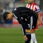 Real Madrid's Portuguese forward Cristia Real Madrid's Portuguese forward Cristia