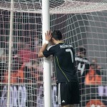 Real Madrid's Cristiano Ronaldo reacts after a missed scoring opportunity during their Spanish first division match against Almeria in Almeria Real Madrid's Cristiano Ronaldo reacts after a missed scoring opportunity during their Spanish first division match against Almeria in Almeria