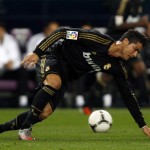 Real Madrid's Ronaldo tries to stand up during their Spanish Kings Cup soccer match against Malaga at La Rosaleda stadium in Malaga Real Madrid's Ronaldo tries to stand up during their Spanish Kings Cup soccer match against Malaga at La Rosaleda stadium in Malaga