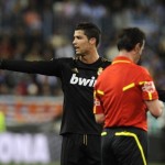 Real Madrid's Portuguese forward Cristia Real Madrid's Portuguese forward Cristia