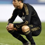 Real Madrid's Cristiano Ronaldo is seen during their soccer match against Malaga in Malaga Real Madrid's Cristiano Ronaldo is seen during their soccer match against Malaga in Malaga